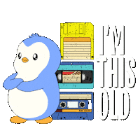 Old But Gold Dancing Sticker by Pudgy Penguins