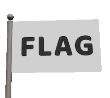 White Flag Sticker Sticker