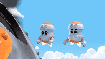 gojetters friends laughing shrugging gojetters GIF