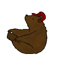 Happy Bear Sticker