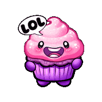 Laugh Lol Sticker by Candy Kult Land