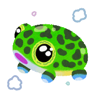 Frog Sticker by pikaole