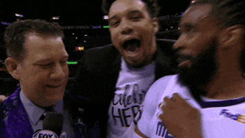walk off laughing GIF by NBA