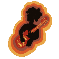 Playing Live Music Sticker by JellaCreative