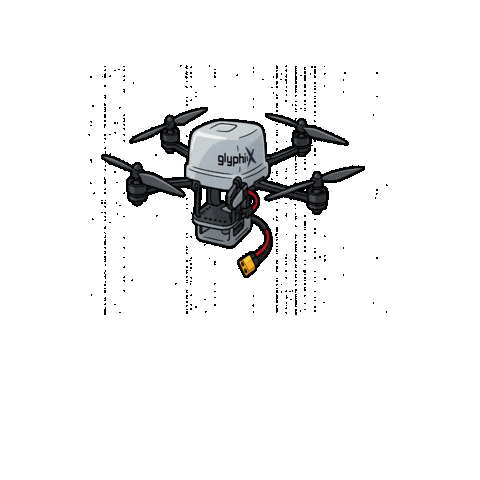 GlyphixDroneShows giphygifmaker show light bounce Sticker