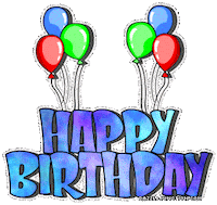 Happy Birthday Sticker