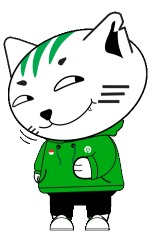 Cat Lover Gofood Sticker by Gojek Indonesia