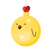 Christmas Gold Sticker by Beaky Boops