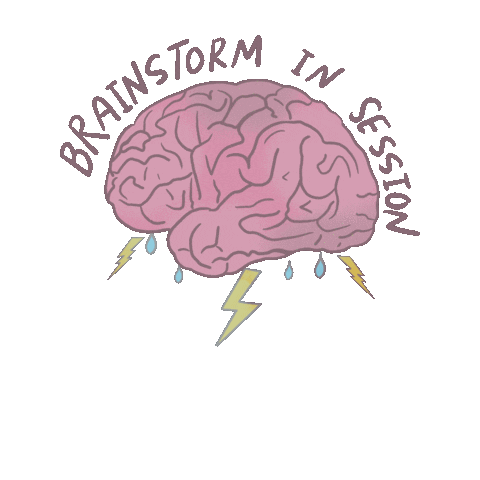 Thinking Studying Sticker