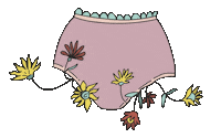 thevelvetdust feminist underwear panties undies Sticker