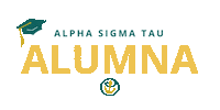 Graduation Alumni Sticker by Alpha Sigma Tau Sorority