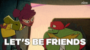 ninja turtles friends GIF by Teenage Mutant Ninja Turtles