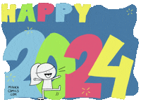 Happy New Year GIF by Minka Comics