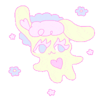 Easter Bunny Spring Sticker by cait robinson