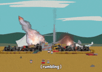 eric cartman fire GIF by South Park 