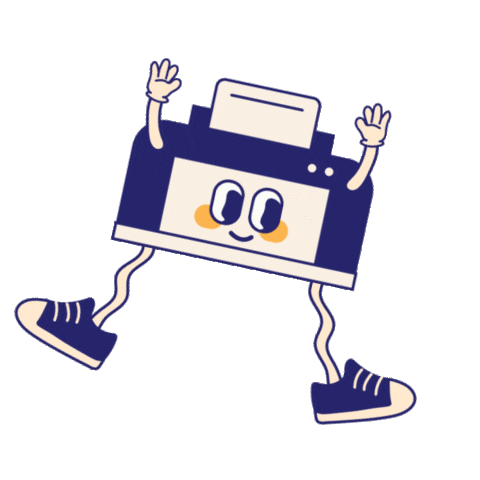 Happy Print Sticker