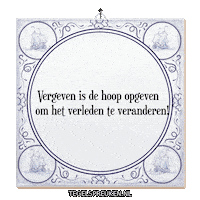 Hoop Nl Sticker by Tegelspreuken.nl
