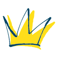 King_of_the_lake yellow queen king race Sticker