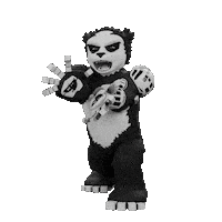 Panda Max Sticker by Endangered Labs