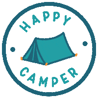Camping Lets Go Sticker by Passion Planner