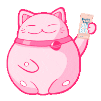 Cat Sticker by Happy Happy