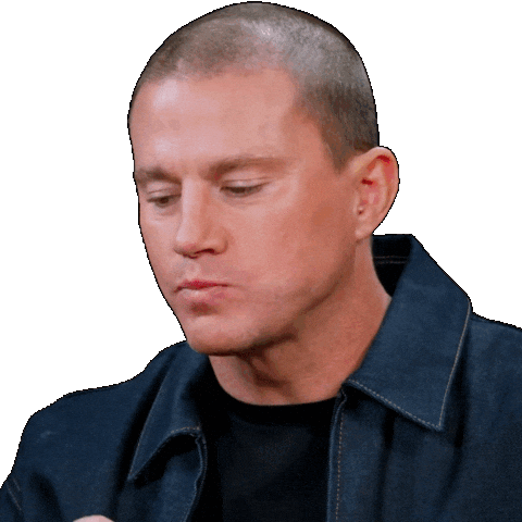 Channing Tatum Hot Ones Sticker by First We Feast