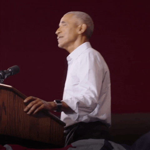Barack Obama Lol GIF by The Democrats