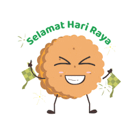 Happy Sticker by Julie's Biscuits
