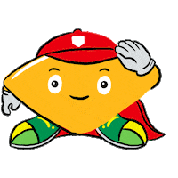 sempoasip wave mascot cap salute Sticker