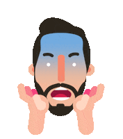 Rafinha Bastos Man Sticker by yogomotion