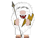 Father Sky Sticker