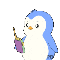 Lets Go Sticker by Pudgy Penguins