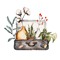 Illustration Travel Sticker