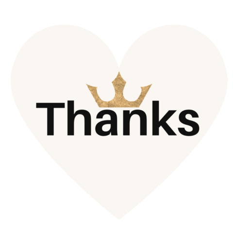 Heart Thanks Sticker by DAFGAN STORIA ITALIANA