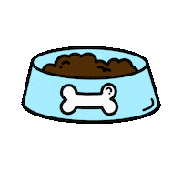 Dogbowl Sticker by Rosedog