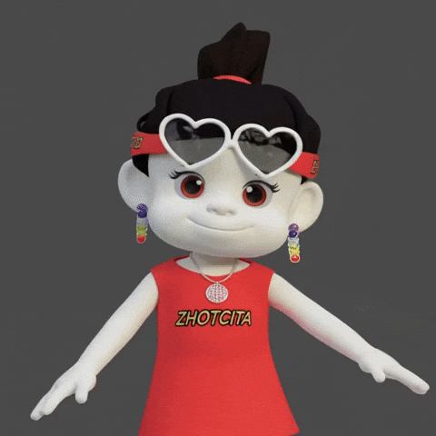 Art Girl GIF by Zhotcita