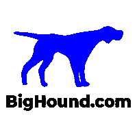 BigHoundusa dog howl hound hounddog Sticker