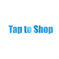 pomoto-jewelry blue tap jewelry small business Sticker