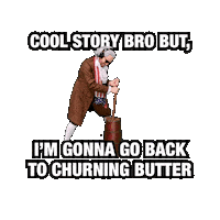 Idc Cool Story Bro Sticker