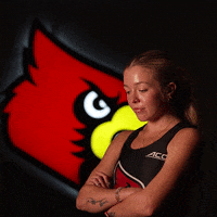 Head Down University Of Louisville GIF by Louisville Cardinals