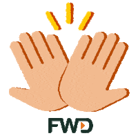High Five Work Sticker by FWD Insurance Group