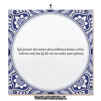 Nl Jammer Sticker by Tegelspreuken.nl