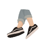 amirasurya shoes oldschool vans sepatu Sticker