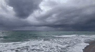 Dark Clouds Loom Over Florida's Eastern Coast