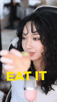 Beautiful Girl Nom GIF