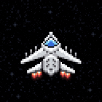 fimavectors arcade pixel art rocket 8bit GIF