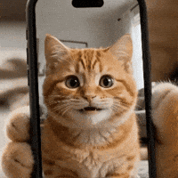 OrbitPaws meme hello phone lmao GIF