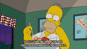 homer simpson eating GIF