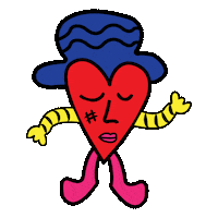 Heart Weekend Sticker by VGA Studios