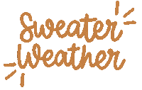 Sweater Weather Pink Sticker